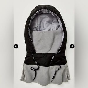 Free People Puffer Popover Hood balaclava hat neck warmer